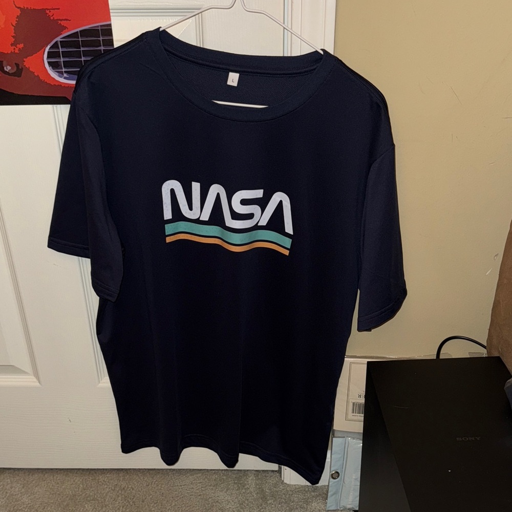 Black NASA Graphic T-Shirt